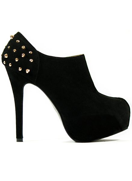 -50% Dámské kotníkové boty na platformě s ostny -