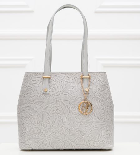 Borsa a spalla da donna in pelle Glamorous by GLAM - Grigio -