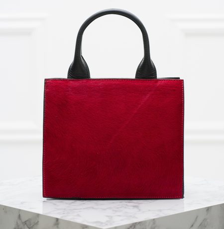 Bolso de cuero de mano para mujer Glamorous by GLAM - Rojo -