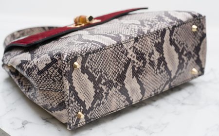 Real leather handbag Glamorous by GLAM - Beige -