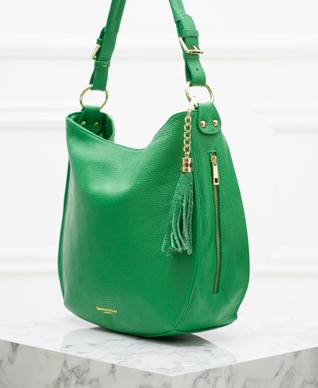 Real leather shoulder bag Glamorous by GLAM - Green -