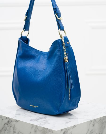 Bolso de hombro de cuero para mujer Glamorous by GLAM - Azul -