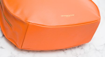 Real leather shoulder bag Glamorous by GLAM - Orange -