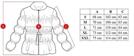 Chaqueta de invierno para mujer Due Linee - Naranja -