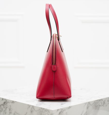 Bolso de cuero de mano para mujer Glamorous by GLAM - Rojo -