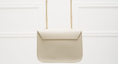 Bolso de cuero crossbody para mujer Glamorous by GLAM - Beige -