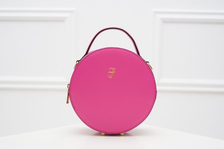 Real leather crossbody bag Glamorous by GLAM - Pink -