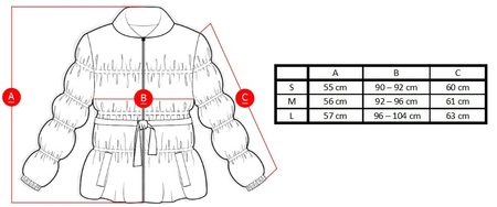 Dámská podzimní bunda s krajkou černá -