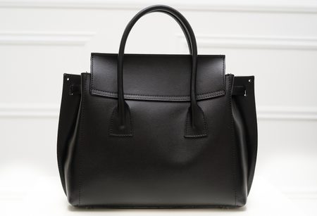 Real leather handbag Glamorous by GLAM - Black -