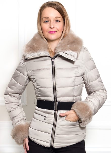 Giacca invernale donna Due Linee - Beige -