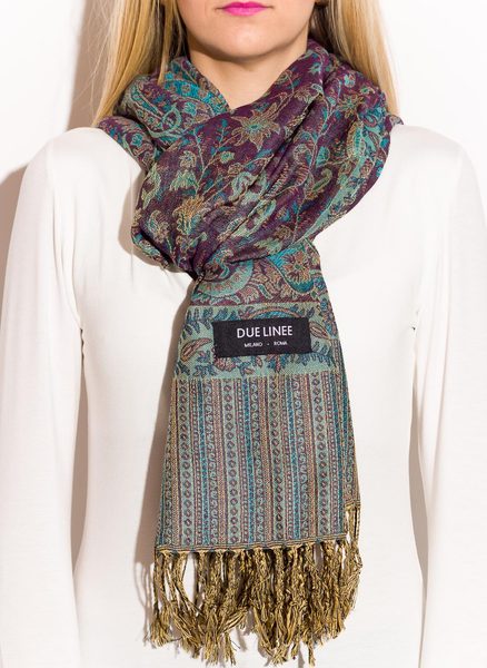 Women's scarf Due Linee - -