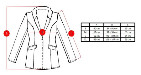 Women's blazer - Beige -