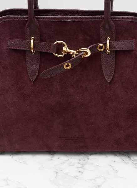 Női bőr válltáska Glamorous by GLAM - Bordó -