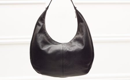 Real leather shoulder bag Glamorous by GLAM - Black -
