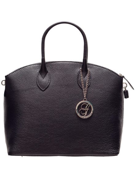 Bolso de cuero de mano para mujer Glamorous by GLAM - Negro -