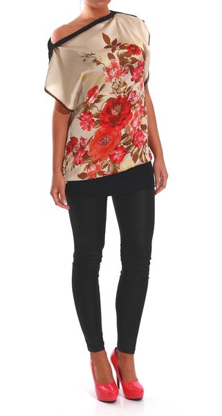 Tunika flower red -