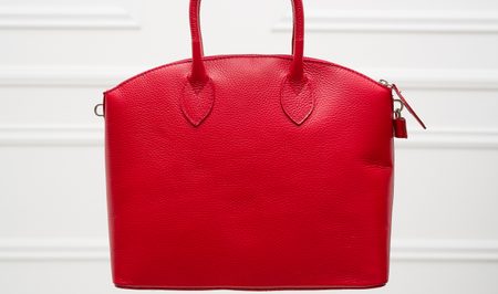 Real leather handbag Glamorous by GLAM - Red -