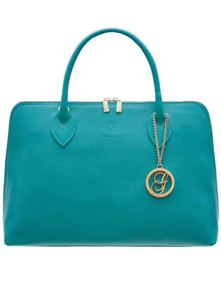 Borsa a mano da donna in pelle Glamorous by GLAM - Verde -