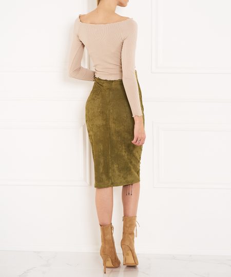 Skirt Due Linee - Green -