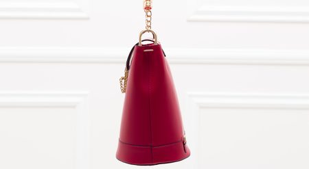 Mochila de mujer de cuero genuino Glamorous by GLAM - Rojo -