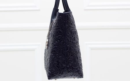 Bolso de cuero de mano para mujer Glamorous by GLAM - Azul oscuro -