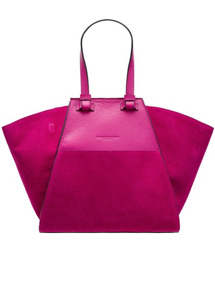 Real leather shoulder bag Glamorous by GLAM - Pink -