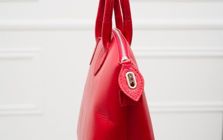 Geantă de mână din piele pentru femei Glamorous by GLAM - Roșie -