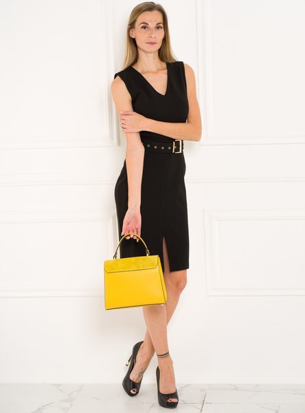 Bolso de cuero de mano para mujer Glamorous by GLAM - Amarillo -