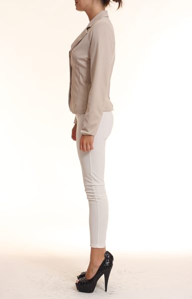 Dámské letní sako béžová -