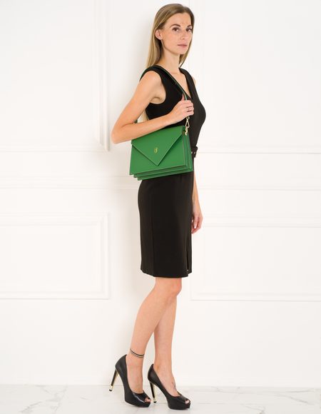 Bolso de hombro de cuero para mujer Glamorous by GLAM - Verde -