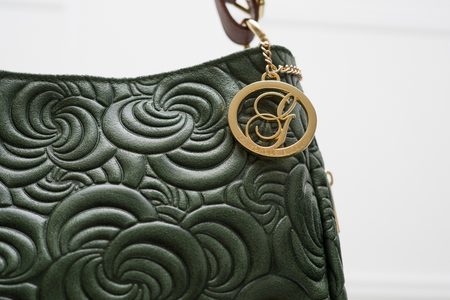 Borsa a spalla da donna in pelle Glamorous by GLAM - Verde -