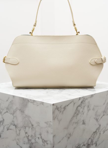 Real leather shoulder bag Glamorous by GLAM - Beige -