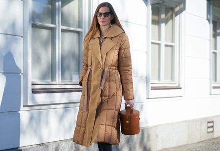 Dámská exkluzivní zimní bunda khaki -