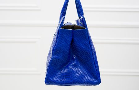 Bolso de cuero de mano para mujer Glamorous by GLAM - Azul -