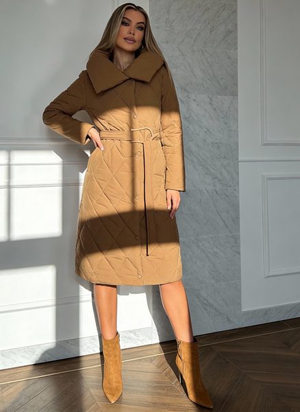 Winter jacket Due Linee - Brown -