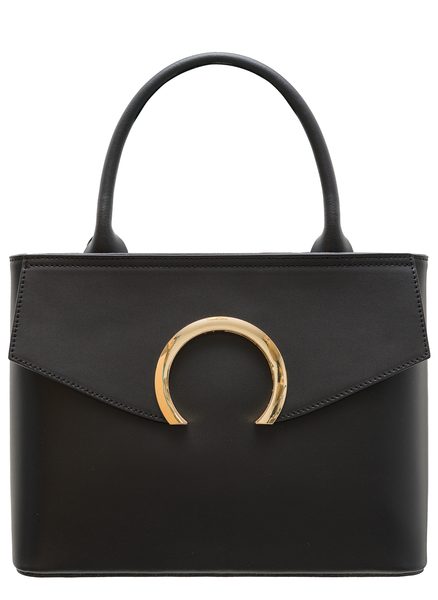 Bolso de cuero de mano para mujer Glamorous by GLAM - Negro -