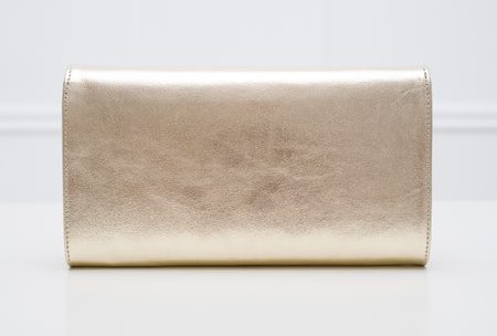 Real leather clutch Glamorous by GLAM - Gold -