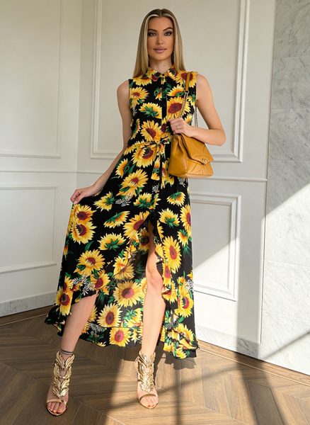 Summer dress GLAM&GLAMADISE - Black -