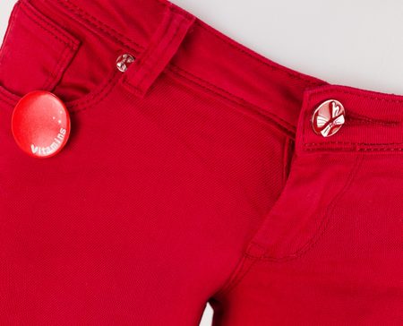 Női farmer Simply CiC - Piros -