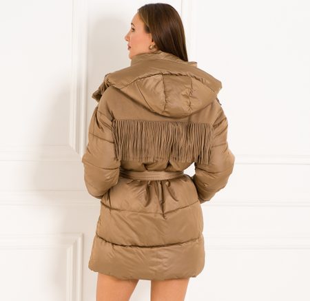 Chaqueta de invierno para mujer Due Linee - Beige -