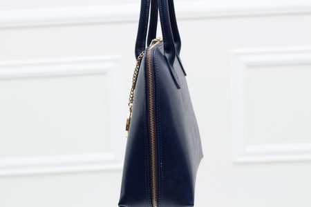 Bolso de cuero de mano para mujer Glamorous by GLAM - Azul oscuro -