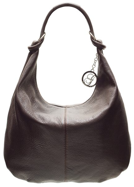 Real leather shoulder bag Glamorous by GLAM - Brown -