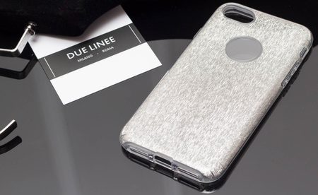 Husă pentru iPhone 7/8 Due Linee - Argintiu