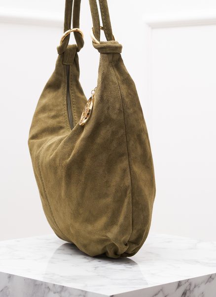 Real leather shoulder bag Glamorous by GLAM - Green -