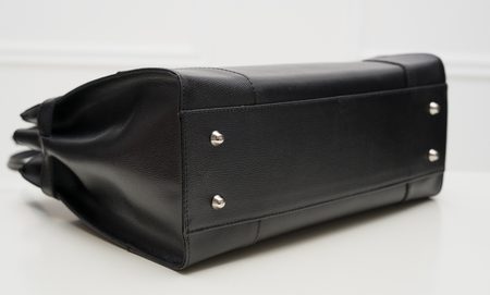 Damska skórzana torebka na ramię Glamorous by GLAM - czarny -