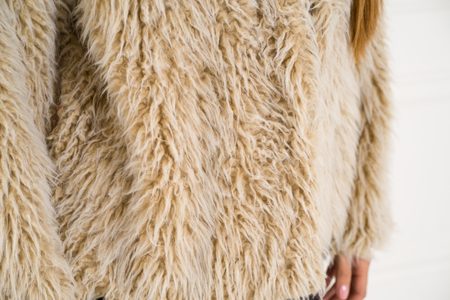 Yetti coat Glamorous by Glam - Beige -
