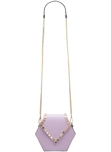 Bolso de cuero crossbody para mujer Glamorous by GLAM - Violeta -