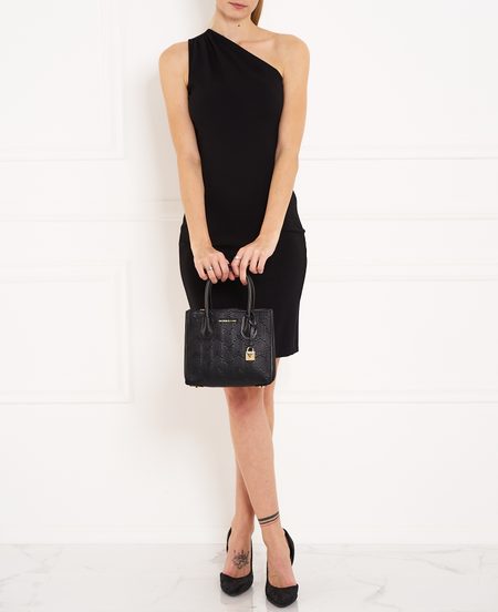 Bolso de cuero de mano para mujer Michael Kors - Negro -