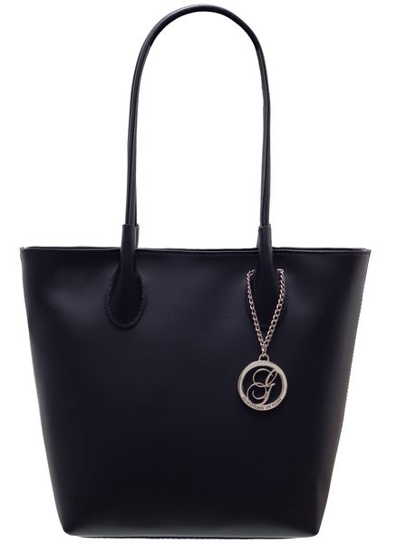 Bolso de hombro de cuero para mujer Glamorous by GLAM - Negro -