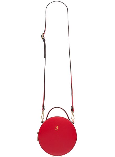 Real leather crossbody bag Glamorous by GLAM - Red -